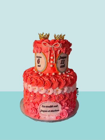 Bright character cake